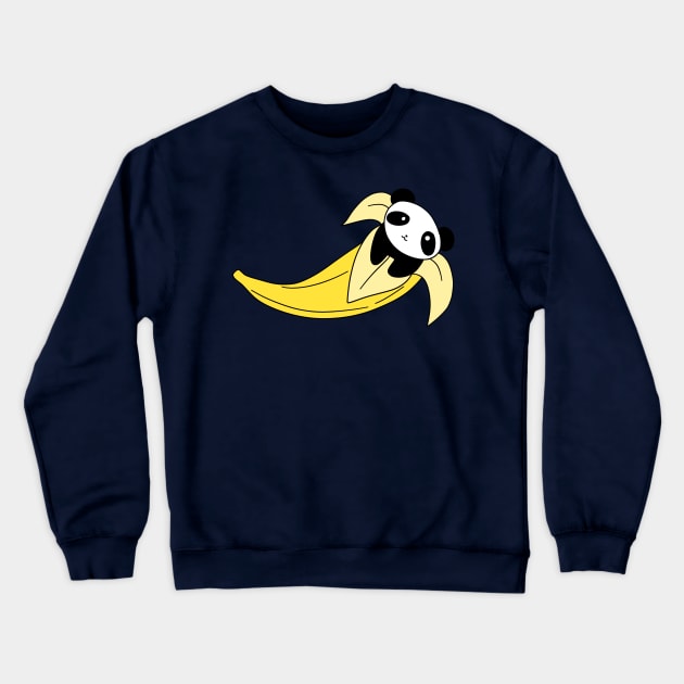 Banana Panda Crewneck Sweatshirt by saradaboru